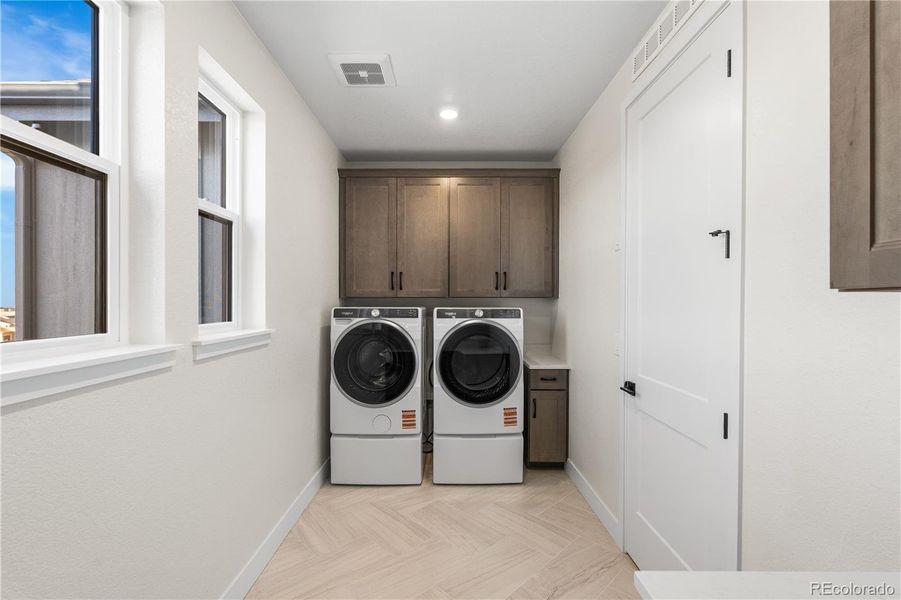 Furnished interior view inside a new home in Autograph at Lyric, Lone Tree (Image 40).