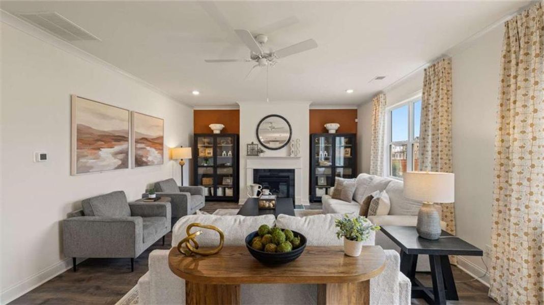 Furnished interior view inside a new home in The Gates at Pates Creek, Hampton (Image 30).