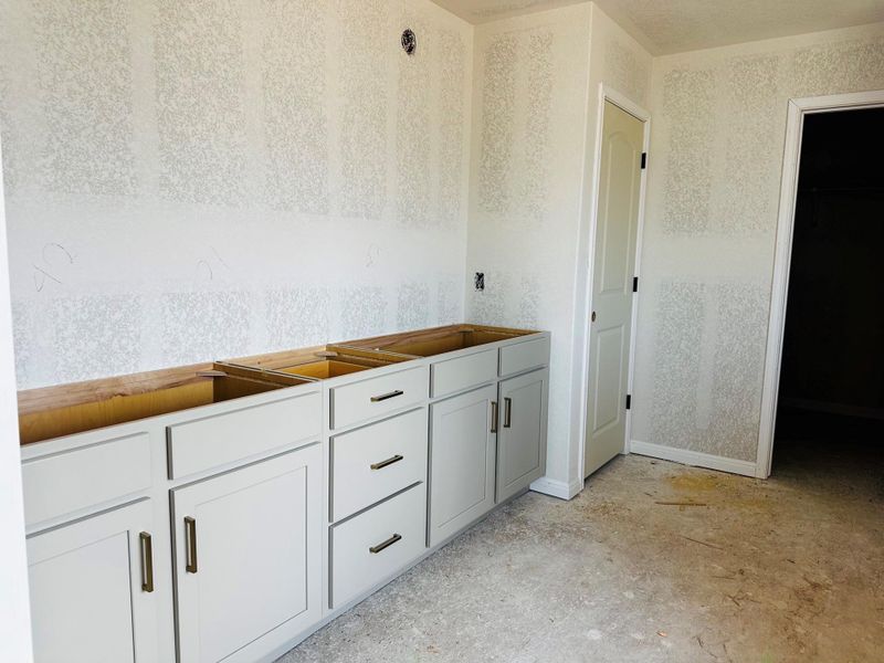 In-progress construction of a new home in Patterson Ranch, Georgetown, TX (Image 12).