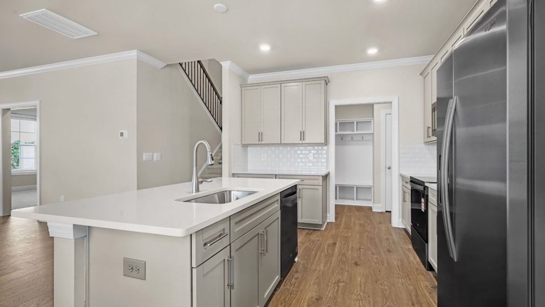 Furnished interior view inside a new home in Lybrook Village, Advance (Image 4).