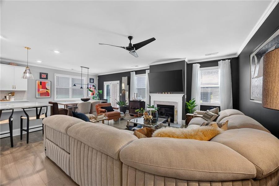 Furnished interior view inside a new home in , Douglasville (Image 15).