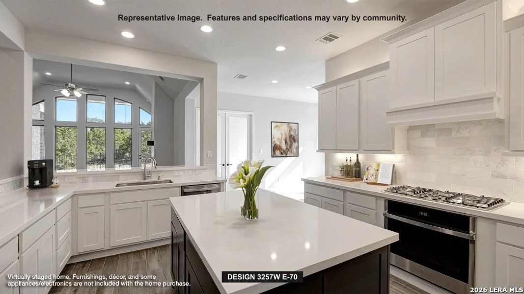 Furnished interior view inside a new home in Mayfair, New Braunfels (Image 4).