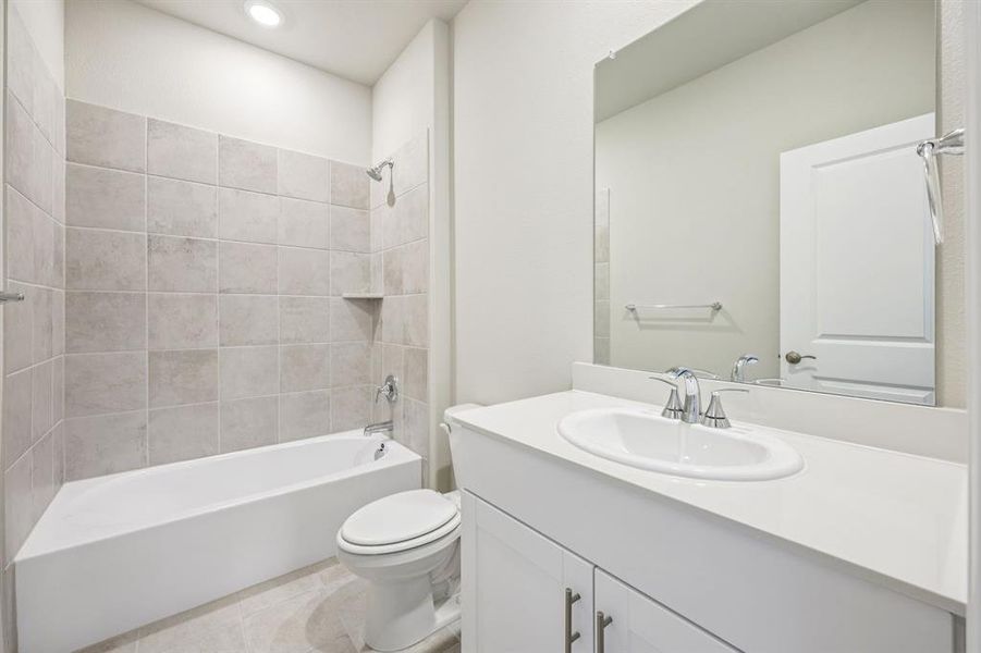 Photo is not of the actual home, but is an inspirational photo of builder’s model home and may depict options, furnishings, and/or decorator features that are not included.