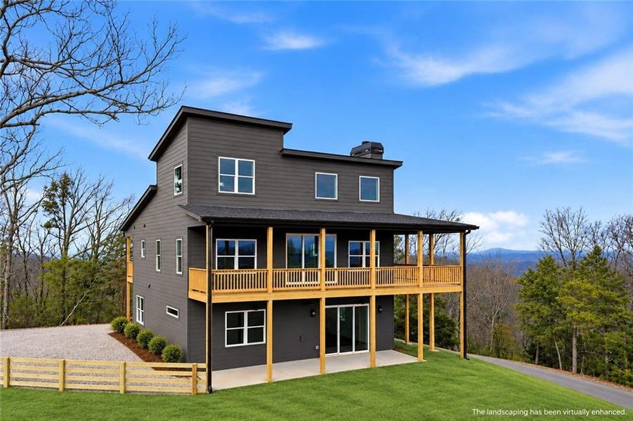 Exterior details and patio area of a home in , Ranger (Image 26).