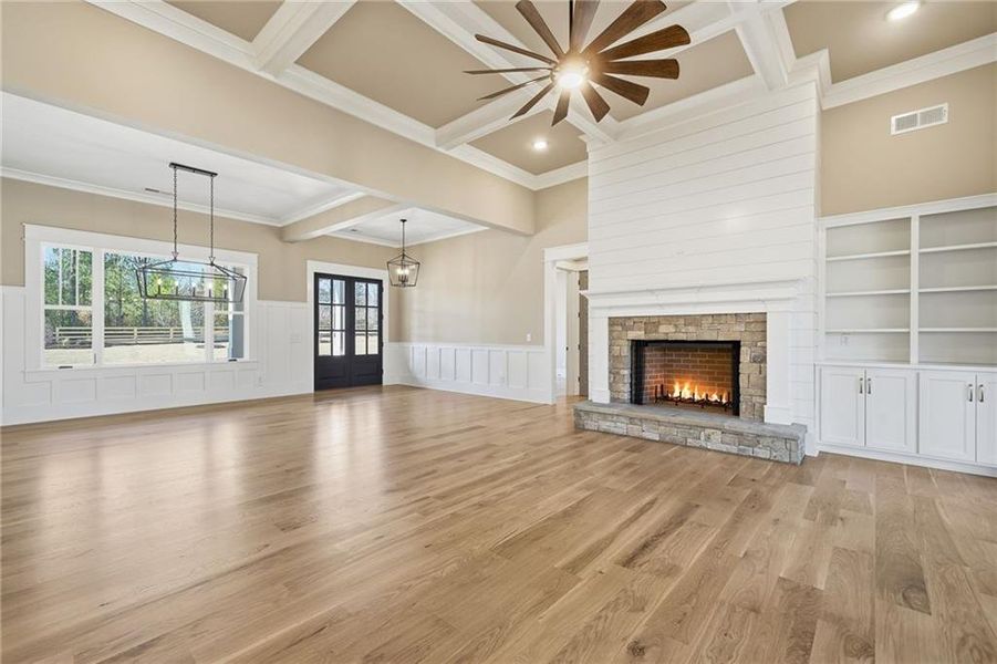 Spacious, unfurnished interior of a new home in , White (Image 20). Spacious, unfurnished interior of a new home in , White (Image 20).