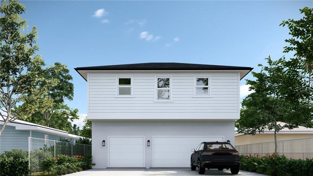 Exterior details and patio area of a home in , St. Petersburg (Image 4).