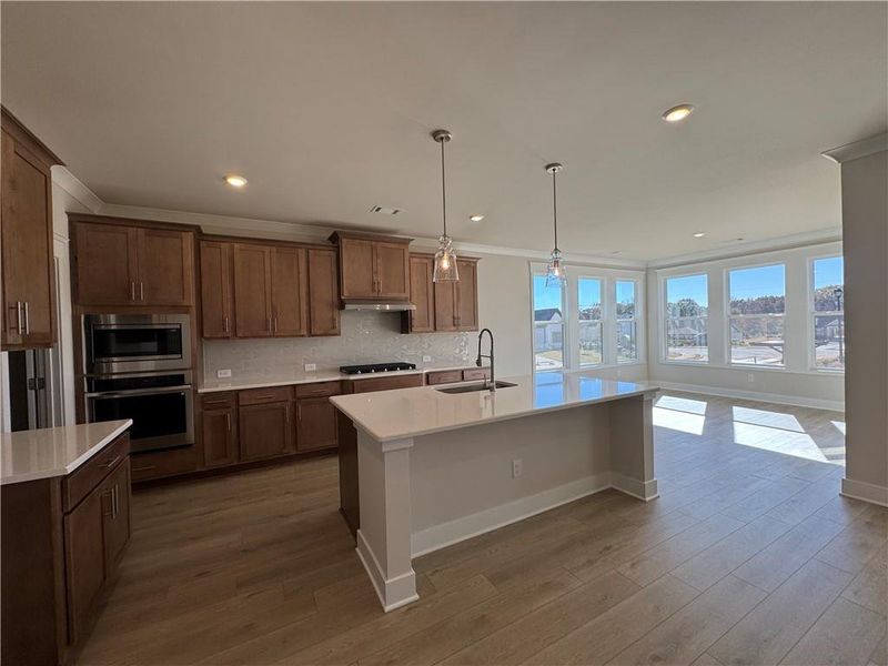 Furnished interior view inside a new home in Rosewood Lake Estates, Hoschton (Image 9). Furnished interior view inside a new home in Rosewood Lake Estates, Hoschton (Image 9).