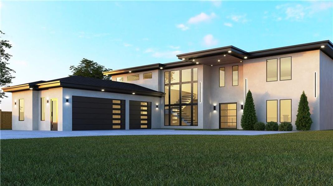 Front exterior of a new home in , Loganville, GA, highlighting curb appeal (Image 1).