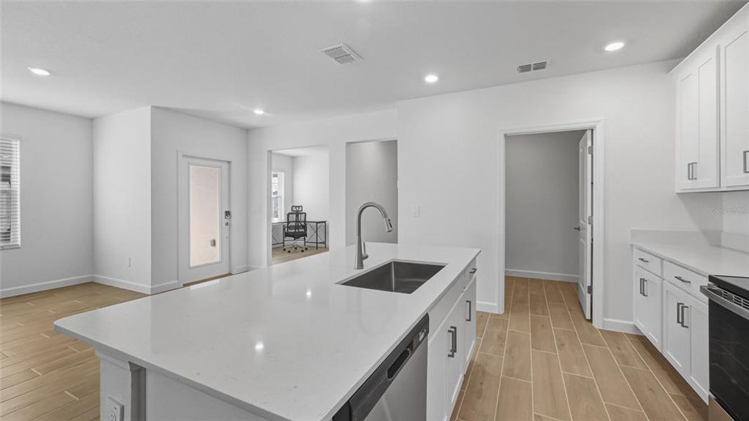 Furnished interior view inside a new home in Mirada Active Adult: Active Adult Lagoon Villas, San Antonio (Image 11). Furnished interior view inside a new home in Mirada Active Adult: Active Adult Lagoon Villas, San Antonio (Image 11).