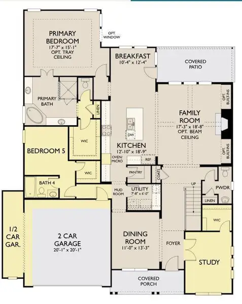Hathaway Floorplan Level 1