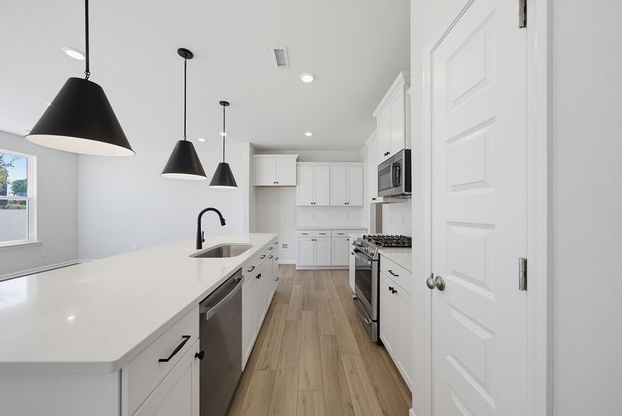 Furnished interior view inside a new home in Sweetbrier, Durham (Image 7).