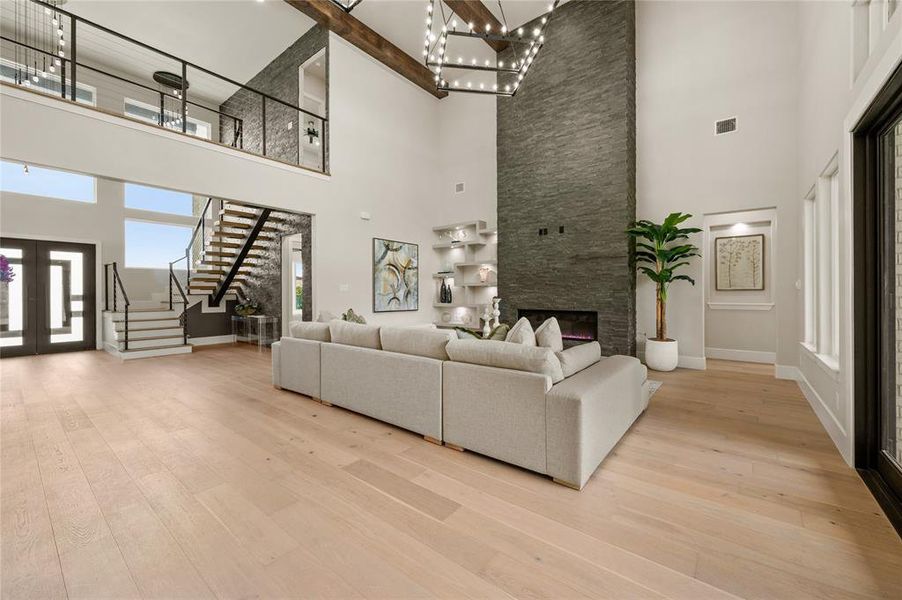 Furnished interior view inside a new home in , Aledo (Image 7). Furnished interior view inside a new home in , Aledo (Image 7).