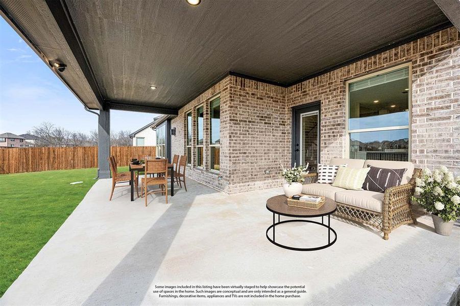 Exterior details and patio area of a home in Sonoma Verde, McLendon-Chisholm (Image 4).