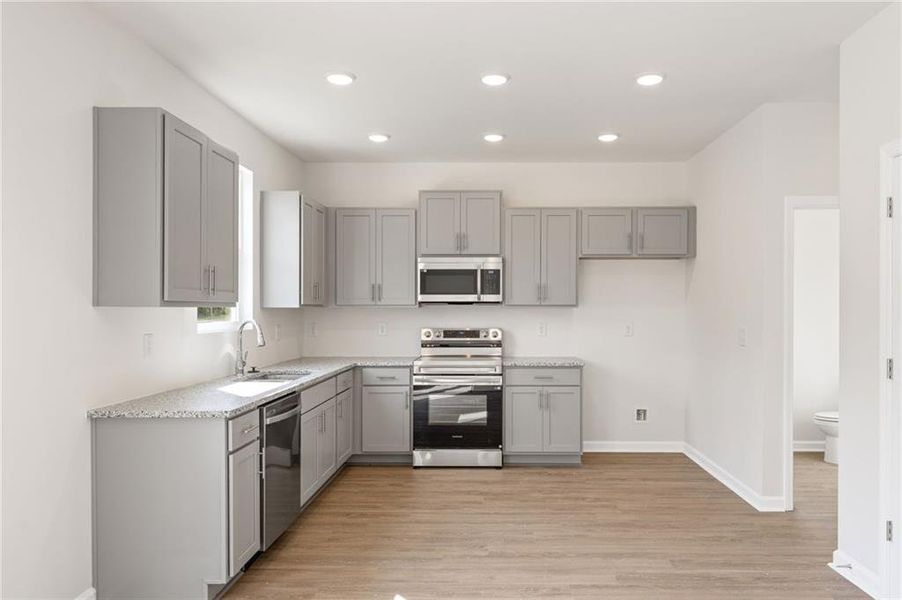 Furnished interior view inside a new home in Oakhill Estates, Adairsville (Image 5).