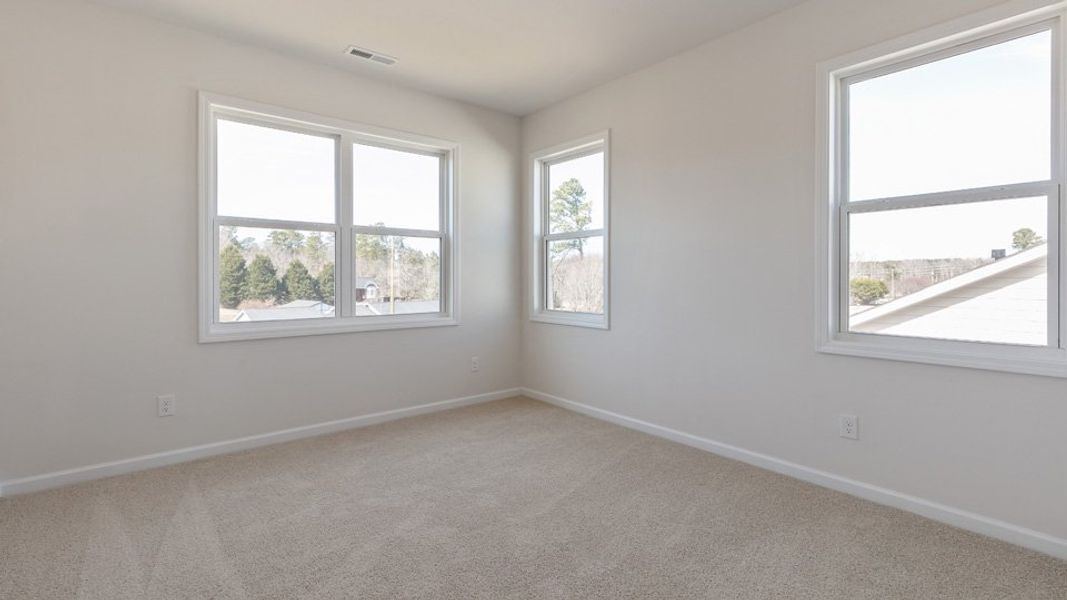 Spacious, unfurnished interior of a new home in The Manors at Winston Pointe, Clayton (Image 25).