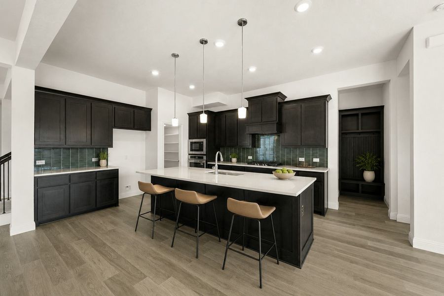 Representative furnished interior of a home built from the Cherry by Kindred Homes in Westside Preserve, Midlothian (Image 13).