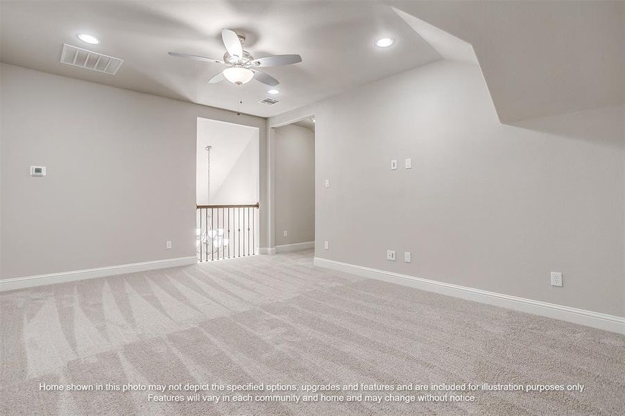 Spacious, unfurnished interior of a new home in The Retreat - Phase 1, Waxahachie (Image 7).