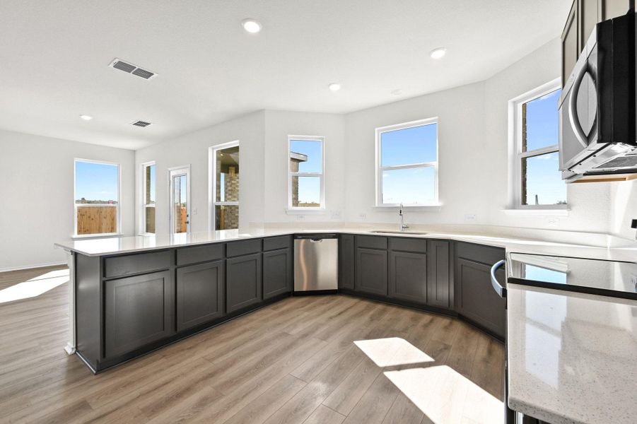 Furnished interior view inside a new home in Stoney Chase, Del Valle (Image 14).