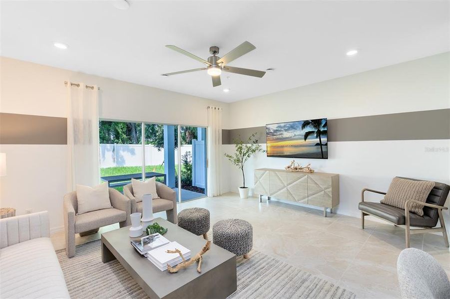 Furnished interior view inside a new home in Skylar Crest, Sanford (Image 12).