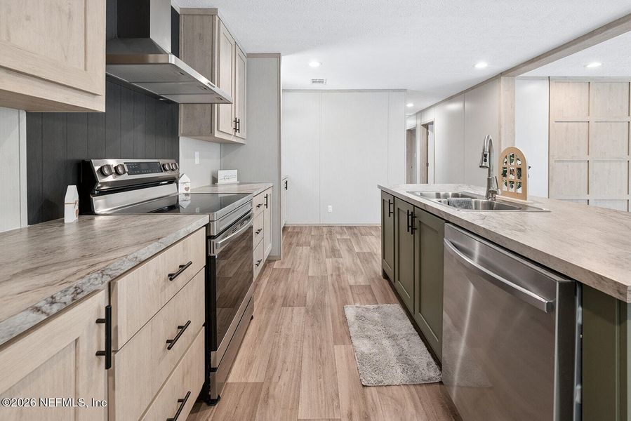 Furnished interior view inside a new home in , Lake Butler (Image 6).