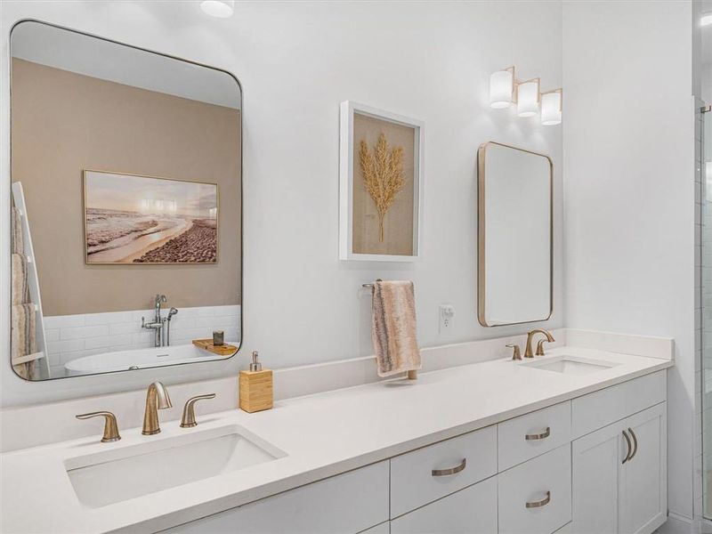 Furnished interior view inside a new home in , Norcross (Image 17).
