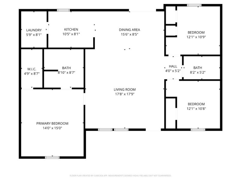 Floor plan 125 Oak Hill Ct