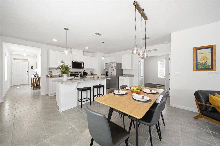 Furnished interior view inside a new home in , Harmony (Image 14). Furnished interior view inside a new home in , Harmony (Image 14).