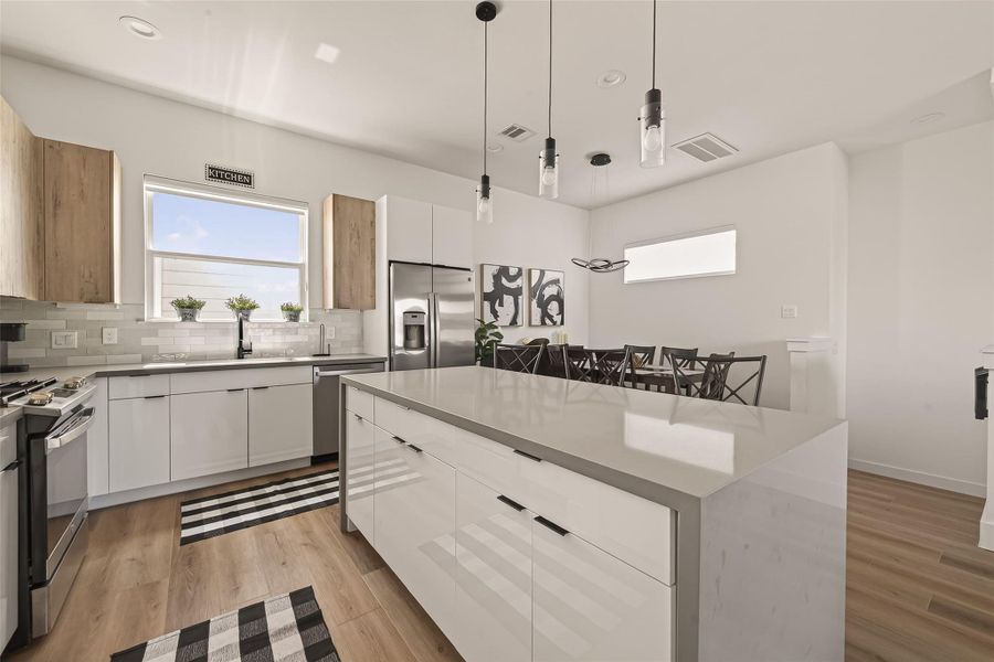 Furnished interior view inside a new home in , Houston (Image 17). Furnished interior view inside a new home in , Houston (Image 17).