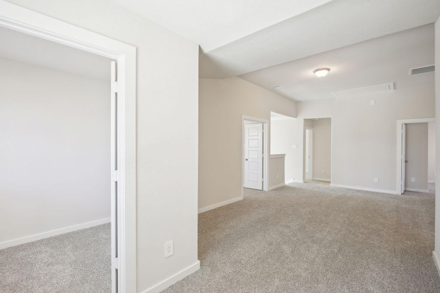 Photo is not of the actual home but is an inspirational photo of builder’s model home and may depict options, furnishings, and/or decorator features that are not included. Photo is not of the actual home but is an inspirational photo of builder’s model home and may depict options, furnishings, and/or decorator features that are not included.