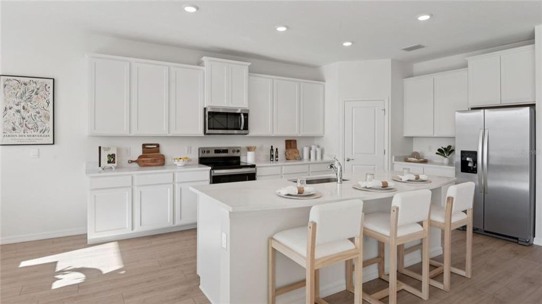 Furnished interior view inside a new home in Buchanan Trails, Newberry (Image 17).