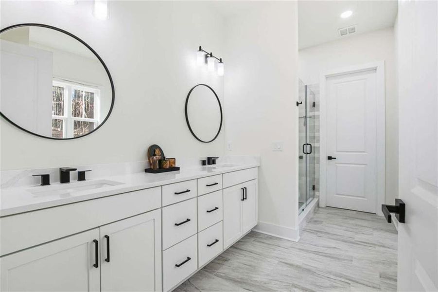 Furnished interior view inside a new home in , Winston (Image 17).