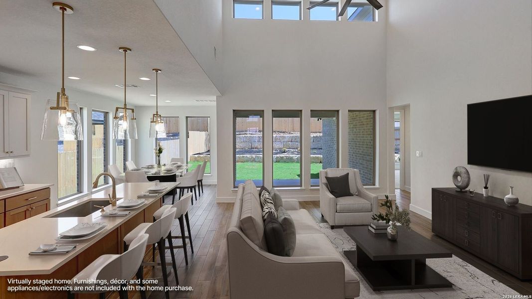 Furnished interior view inside a new home in The Ranches at Creekside, Boerne (Image 14). Furnished interior view inside a new home in The Ranches at Creekside, Boerne (Image 14).