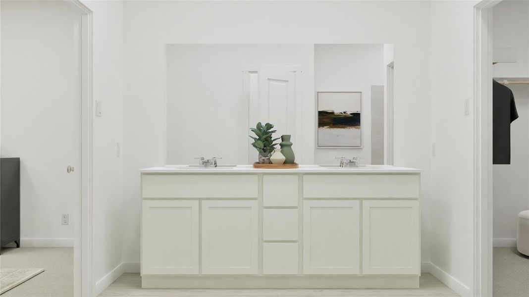 Furnished interior view inside a new home in Waterstone: Classic Collection, Kyle (Image 30).