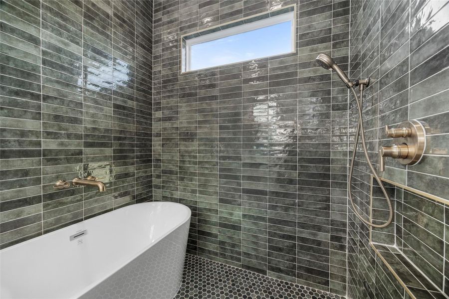 Close-up of interior finishes inside a home in , Houston (Image 20).