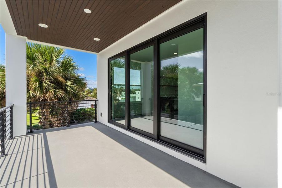 Exterior details and patio area of a home in , New Smyrna Beach (Image 42).