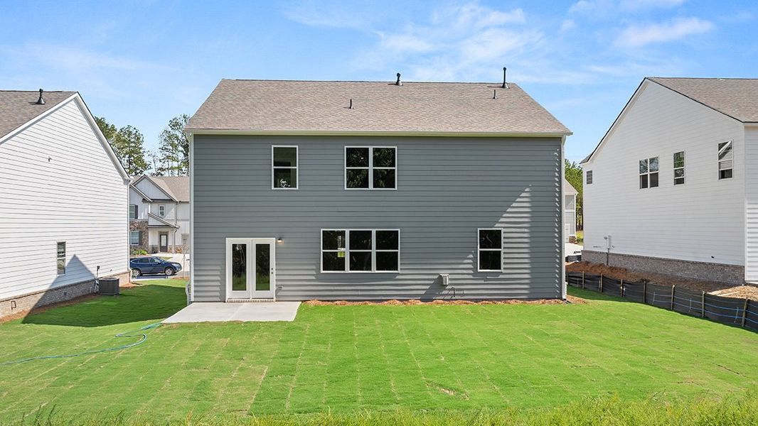 Representative exterior details of a home built from the Halton by D.R. Horton in Parkside at Carter Grove, Cartersville (Image 3). Representative exterior details of a home built from the Halton by D.R. Horton in Parkside at Carter Grove, Cartersville (Image 3).