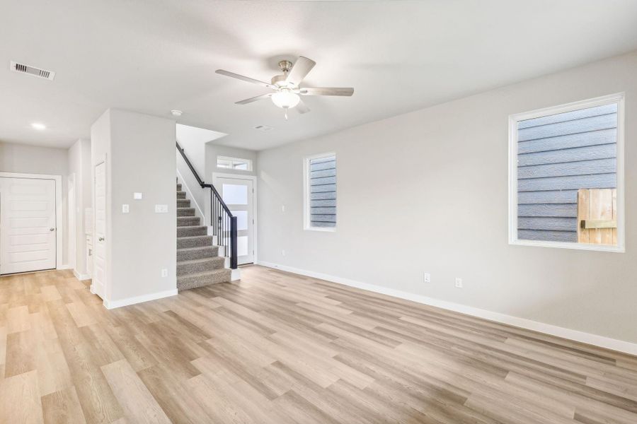 Photo is not of the actual home, but is an inspirational photo of builder’s model home and may depict options, furnishings, and/or decorator features that are not included