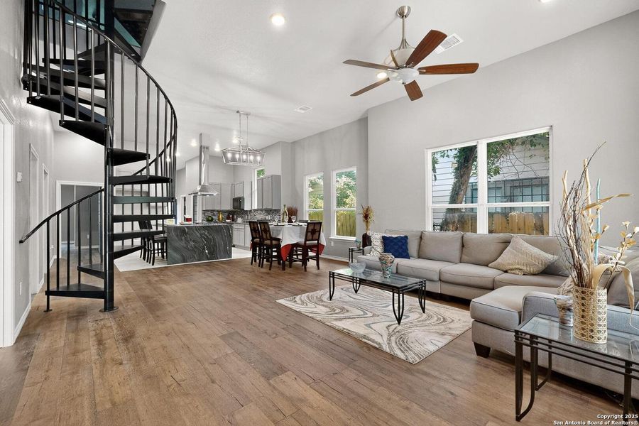 Furnished interior view inside a new home in , San Antonio (Image 34). Furnished interior view inside a new home in , San Antonio (Image 34).