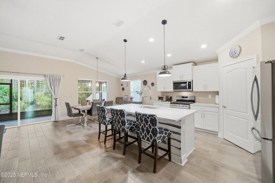 Furnished interior view inside a new home in Parkland Preserve, St. Augustine (Image 7).