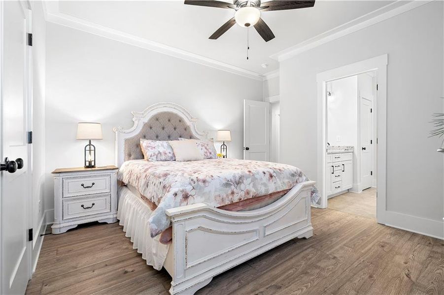 Furnished interior view inside a new home in , Monroe (Image 11).