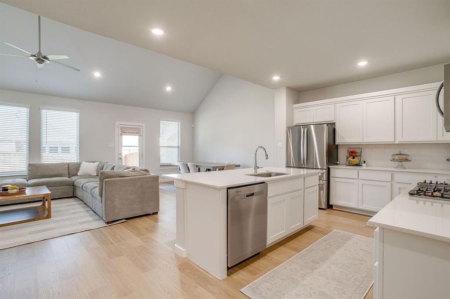 Furnished interior view inside a new home in Ventana, Fort Worth (Image 6).