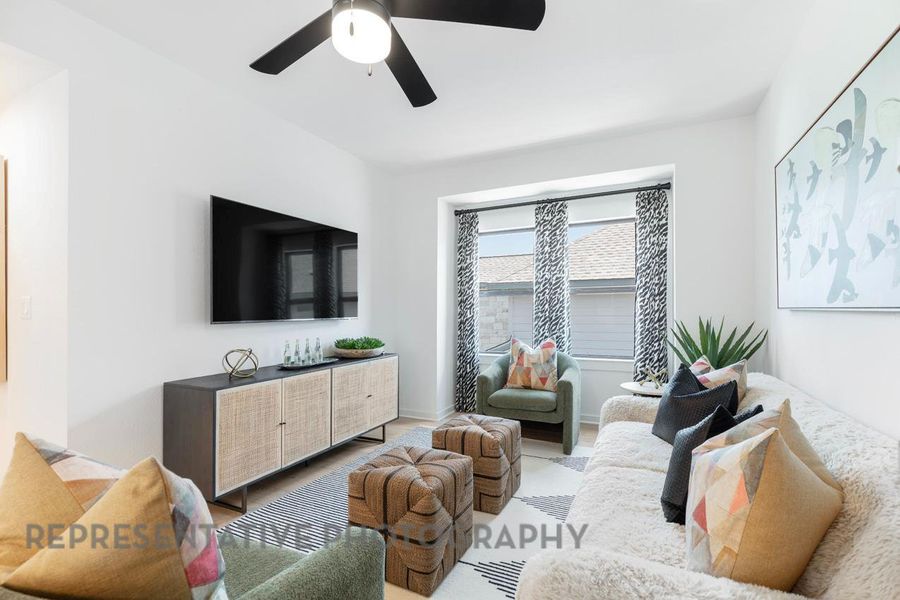 Furnished interior view inside a new home in Parkside On The River: 50ft. lots, Georgetown (Image 35).