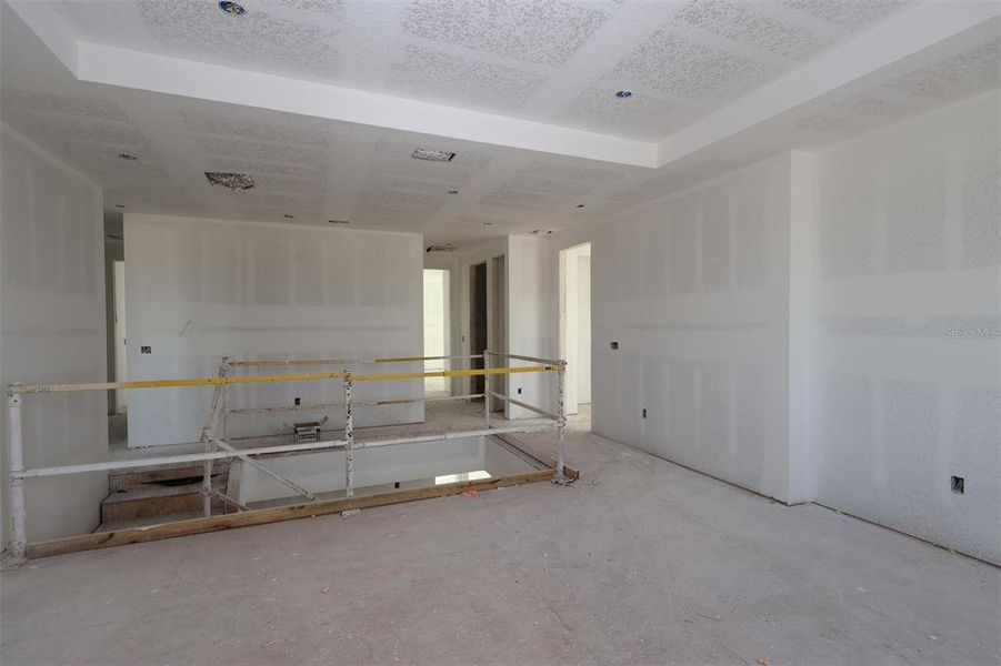 In-progress construction of a new home in Center Lake on the Park, St. Cloud, FL (Image 18).