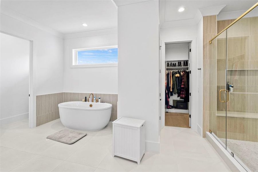 Furnished interior view inside a new home in , Tampa (Image 42).