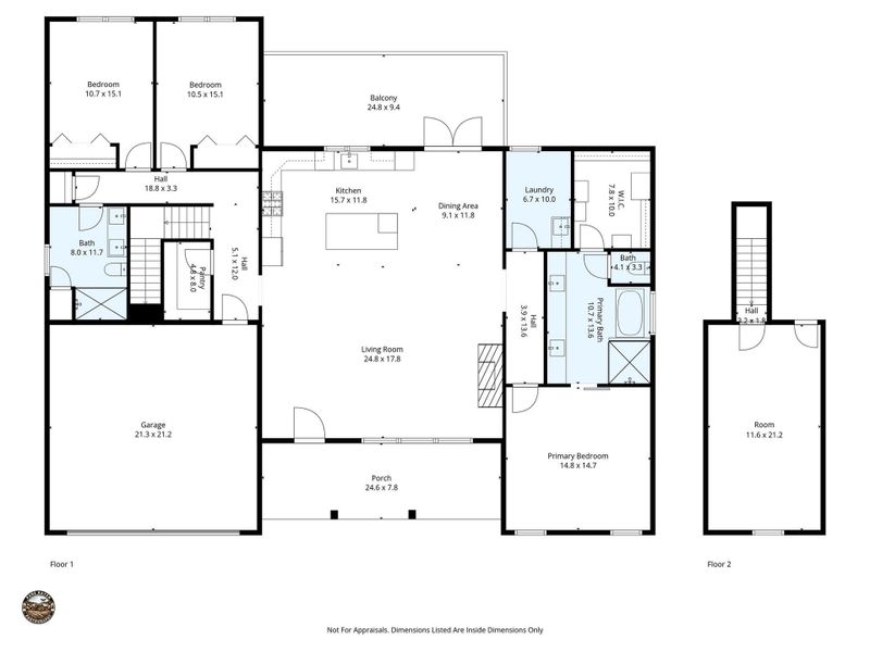 2D floor plan layout of this home in , Fletcher, NC (Image 5). 2D floor plan layout of this home in , Fletcher, NC (Image 5).