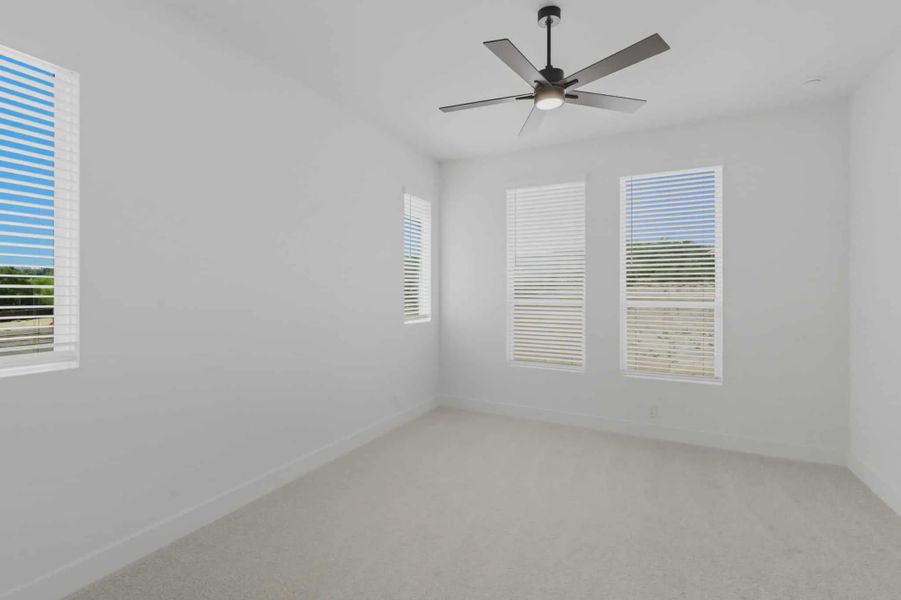 Representative unfurnished interior of a home built from the Athena by Chesmar Homes in Prominence Urban, San Antonio (Image 7).