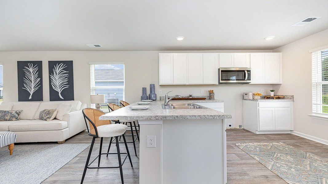 Furnished interior view inside a new home in Sandpiper Place, Myrtle Beach (Image 3).