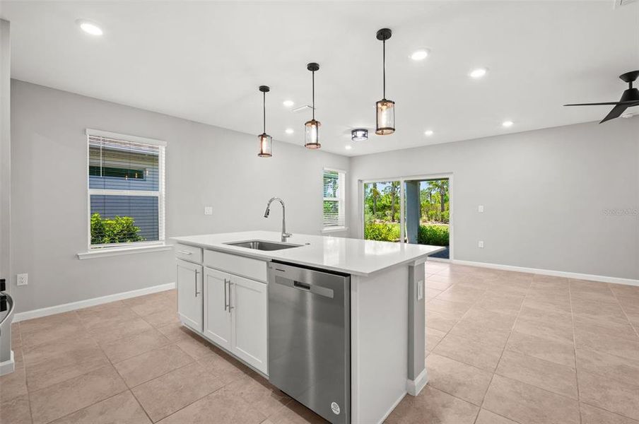 Furnished interior view inside a new home in , Punta Gorda (Image 10).