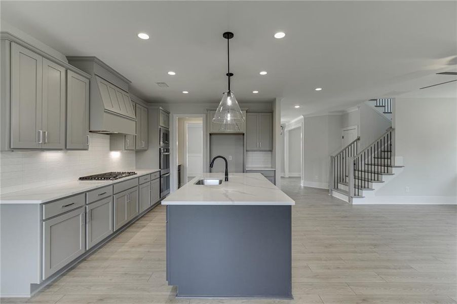 Furnished interior view inside a new home in , Buford (Image 19).