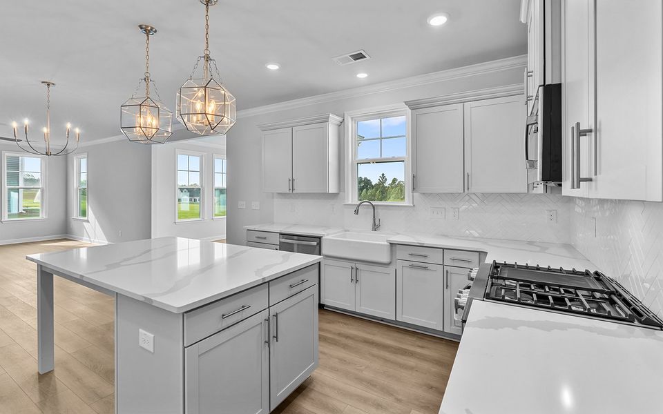Furnished interior view inside a new home in Fieldstone, Lexington (Image 17). Furnished interior view inside a new home in Fieldstone, Lexington (Image 17).